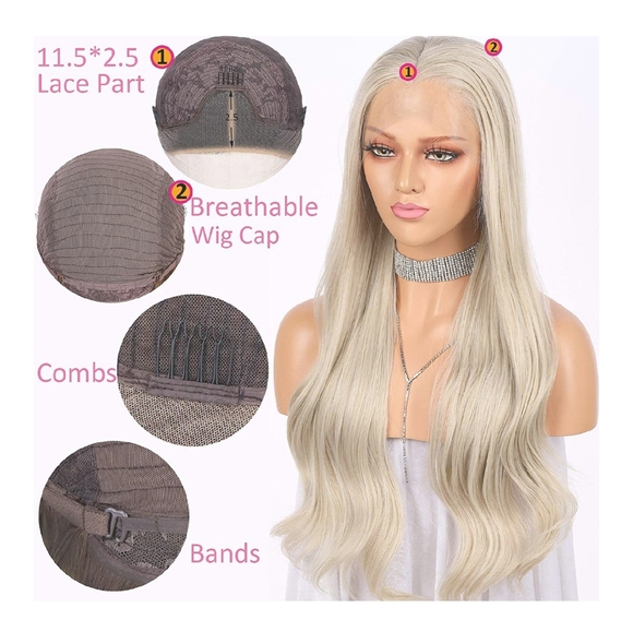 Ash Blonde Lace Front Wig